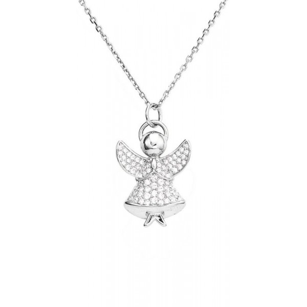 Imagen del Collar Ángel Amen en plata con circonitas mujer A3BB