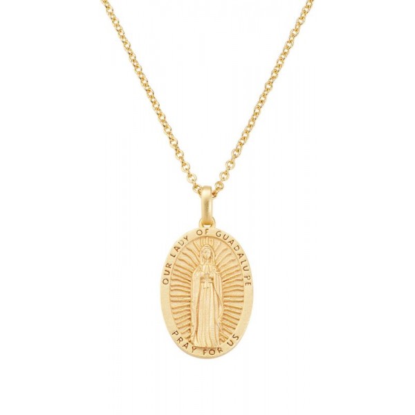 Bild der Amen Unsere Liebe Frau von Guadalupe Medaille Halskette für Damen CLGUGM