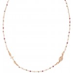 Collier Chapelet Amen en argent avec cristaux femme CRO10RARTO3 Image du Collier Chapelet Amen en argent avec cristaux femme CRO10RARTO3
