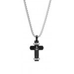 Image of the Boccadamo Man mens Necklace AGR253N Cross