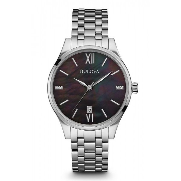 Kaufen Sie Bulova Damenuhr Diamonds 96S162 Diamanten Perlmutt