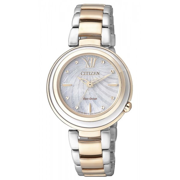 Buy Citizen Ladies Watch Eco-Drive EM0335-51D Mother of Pearl