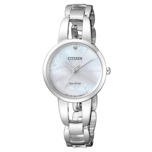 Acheter Montre Citizen Femme Eco-Drive EM0430-85N Diamant Nacre