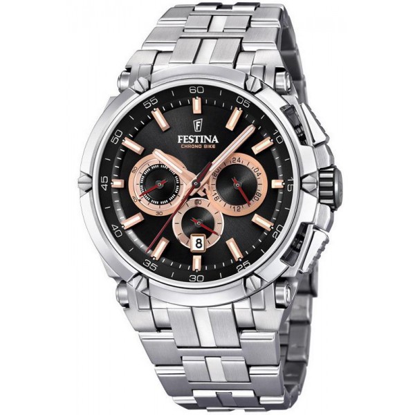 Купить Festina Мужские Часы Chrono Bike F20327/8 Кварцевый Хронограф