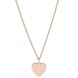 Acheter Collier Femme Fossil Vintage Iconic JF03021791 Cœur