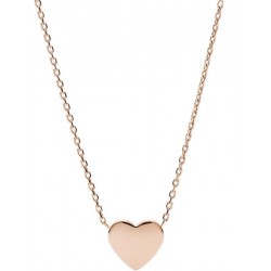 Acheter Collier Femme Fossil Vintage Iconic JF03081791 Cœur