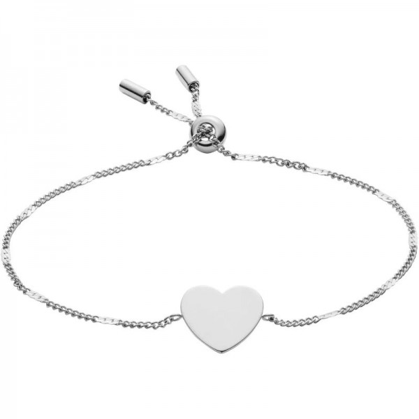 Bild des Fossil Drew - Damenarmband aus Stahl - JF03329040 - Herz