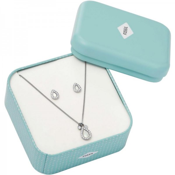 Buy Womens Fossil Necklace and Earrings Classics JF03765040 Mother of Pearl