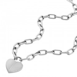 Image of the Fossil Harlow - Womens Steel Necklace - JF04657040 - Heart