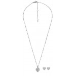 Image du Collier et Boucles dOreilles femme - Fossil Harlow - JF04669SET - Cœur
