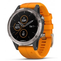 Buy Men's Garmin Watch Fēnix 5 Plus Sapphire 010-01988-05 GPS Multisport Smartwatch