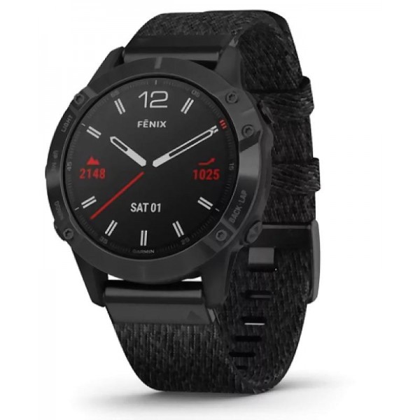 Acheter Montre Homme Garmin Fēnix 6 Sapphire 010-02158-17 GPS Smartwatch Multisport