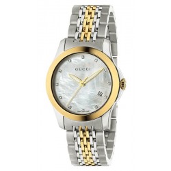Comprar Reloj Mujer Gucci G-Timeless Small YA126513 Diamantes Madreperla