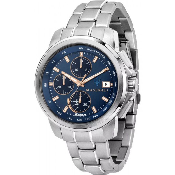 Buy Maserati Mens Watch Successo R8873645004 Solar Chronograph