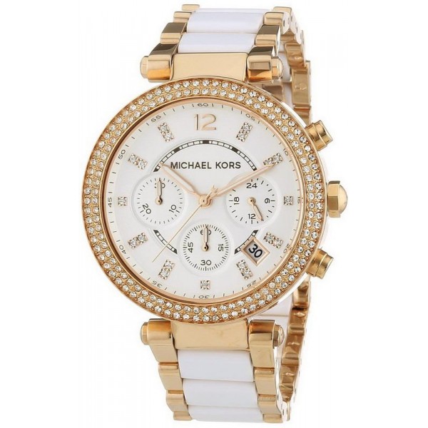 Buy Michael Kors Ladies Watch Parker MK5774 Chronograph
