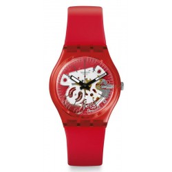 Buy Unisex Swatch Watch Gent Rosso Bianco GR178