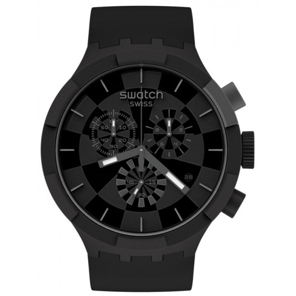 Montre Swatch Big Bold Chrono Checkpoint Black SB02B400 Acheter Montre Swatch Big Bold Chrono Checkpoint Black SB02B400