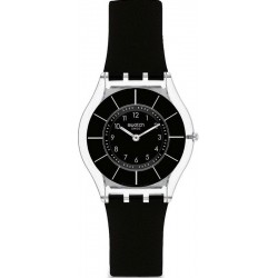 Buy Swatch Ladies Watch Skin Classic Black Classiness SFK361