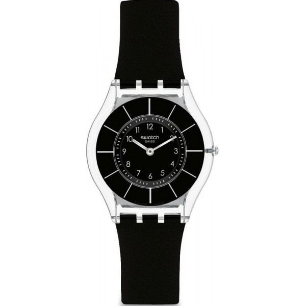 Buy Women's Swatch Watch Skin Classic Black Classiness SFK361