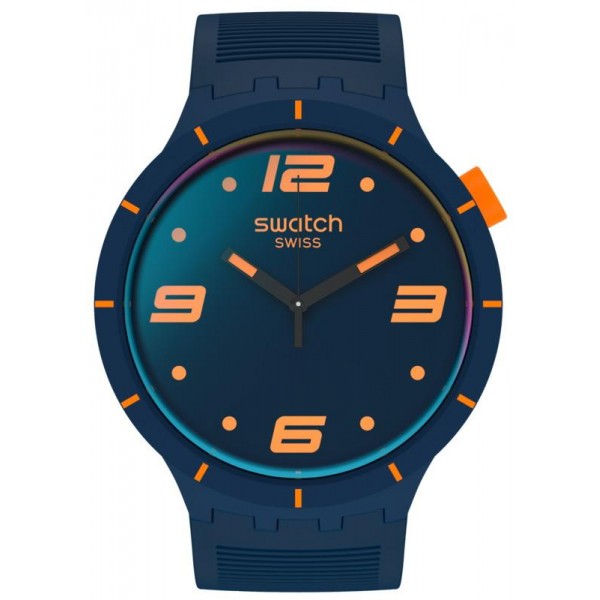 Montre Swatch Big Bold Futuristic Blue SO27N110 Acheter Montre Swatch Big Bold Futuristic Blue SO27N110
