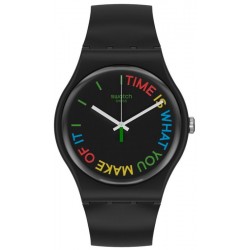 Unisex Swatch Watch New Gent Freetid SO29B103