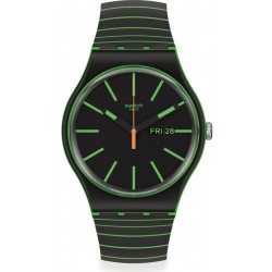 Swatch Unisexuhr New Gent Glow This Way SO29G702