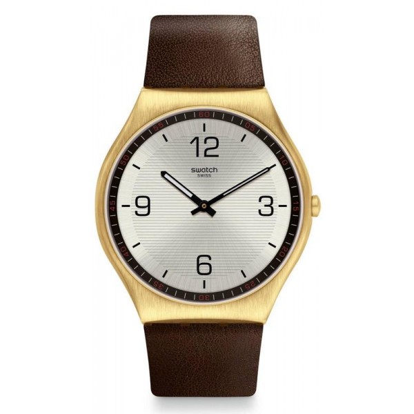 Купить Swatch Мужские Часы Skin Irony Skin Suit Coffee SS07G100