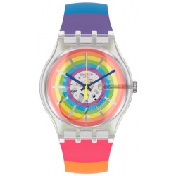 Swatch Unisexuhr New Gent #Opensummer SUOK148