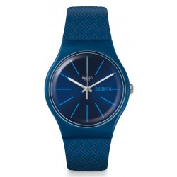Unisex Swatch Watch New Gent Wave Path SUON713