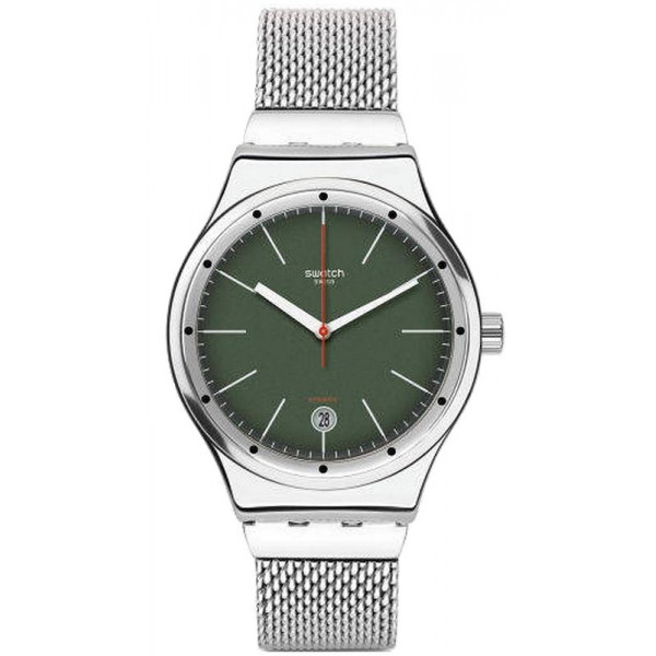 Купить Swatch Унисекс Часы Irony Sistem51 Sistem Kaki YIS407G Автоматический