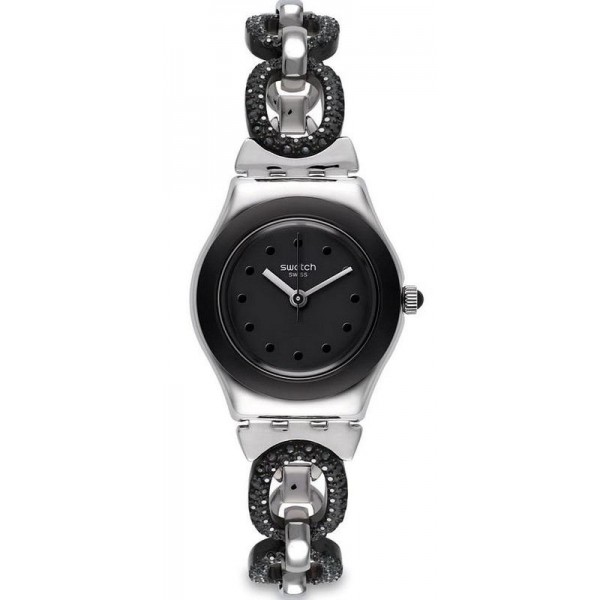 Купить Swatch Женские Часы Irony Lady Black Glitter YSS293G