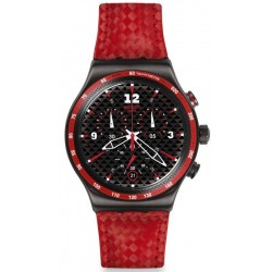 Swatch Herrenuhr Irony Chrono Rosso Fuoco YVM401 Chronograph